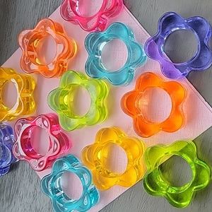 Vintage Flower Napkin Rings